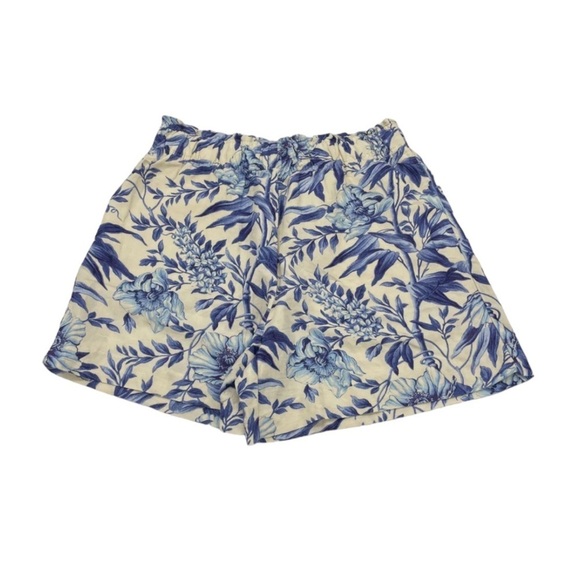 H & M Linen Blend Floral Print in Blue/White Size MED — SO PRETTY!!!! - Picture 4 of 8